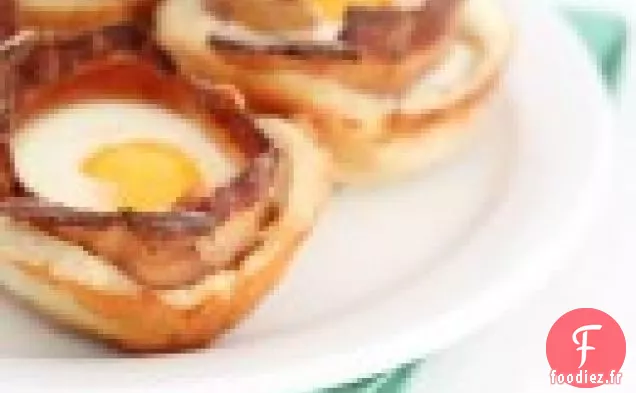 Tasses McMUFFIN aux œufs au Bacon