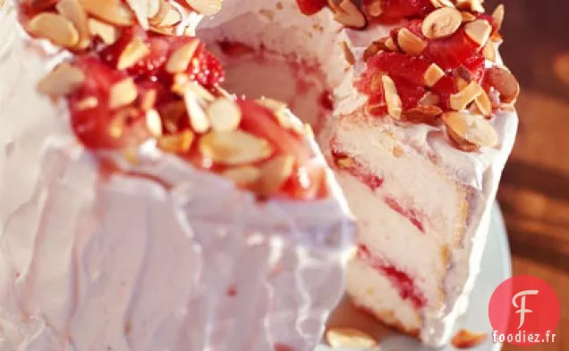 Gâteau d'Ange aux Fraises