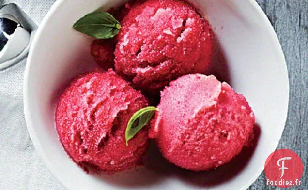 Sorbet Cerise-Pamplemousse Basilic