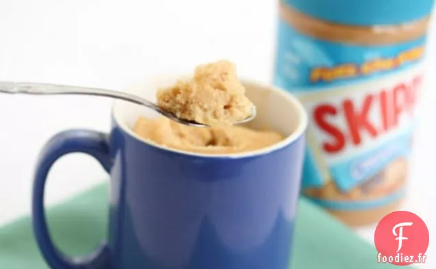 Mug cake au beurre d'arachide (faible en gras)