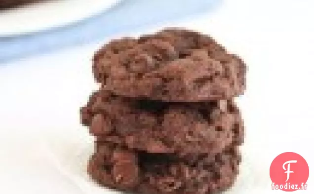 Biscuits au Chocolat Fudgy à Trois Ingrédients Plus Sains