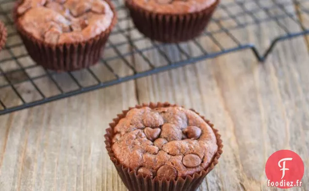 Muffins Au Beurre d'Arachide Au Chocolat Sans Farine