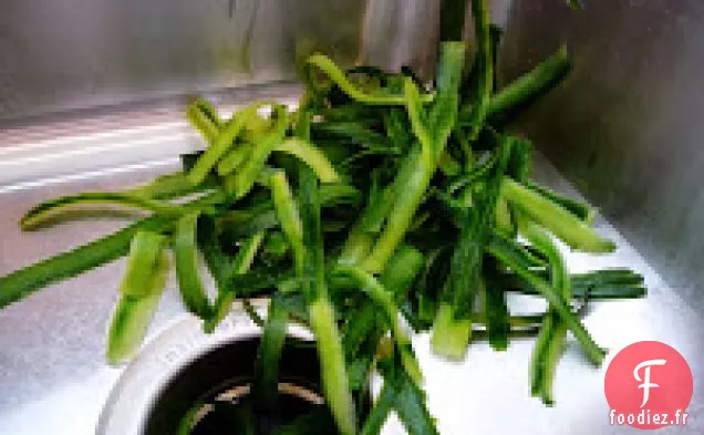 Poulet Au Concombre Et à l'Ail