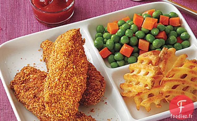 Doigts De Poulet Croquants En Croûte De Pacanes