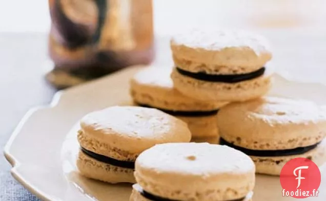 Macarons Cacahuètes-Chocolat