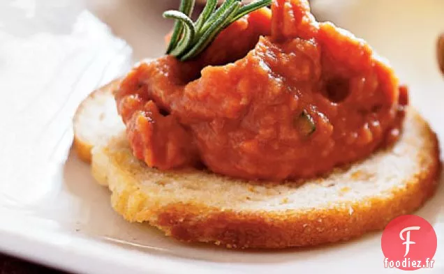 Ail Rôti, Tomate Séchée au Soleil et Trempette aux Haricots Blancs