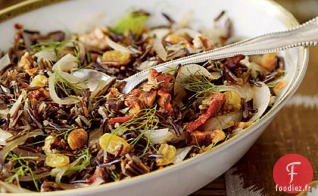 Riz Sauvage au Bacon et Fenouil