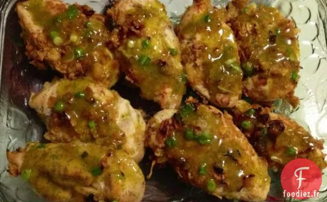 Poulet en Croûte de Moutarde au Miel - Weight Watchers