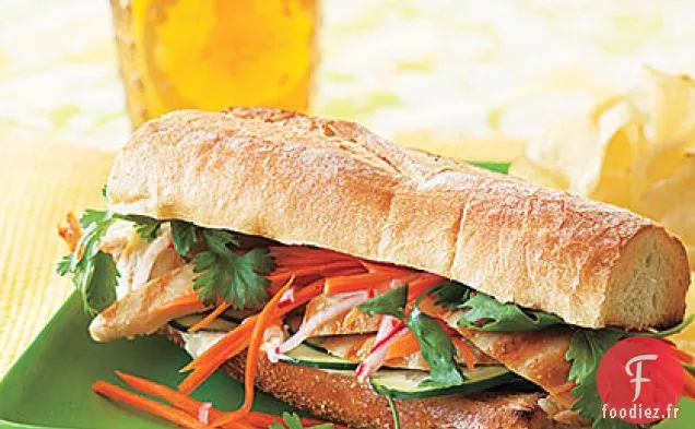 Sandwichs au Poulet Vietnamien