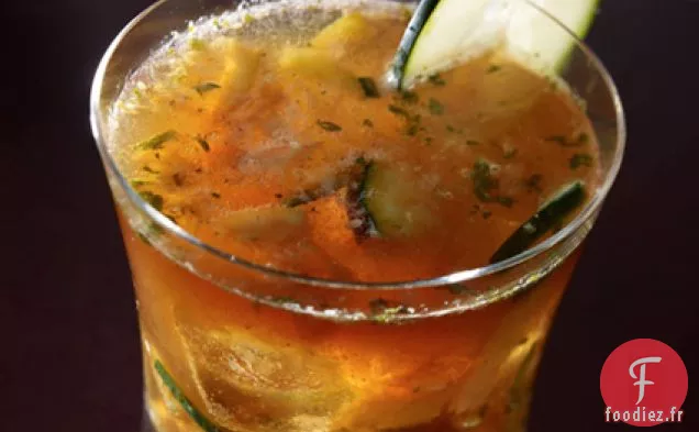 Pimm'S Italiano À La Menthe, Citron, Concombre Et Fernet Branca