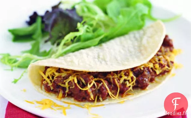 Joes Bâclées dans des Tortillas de Maïs Molles