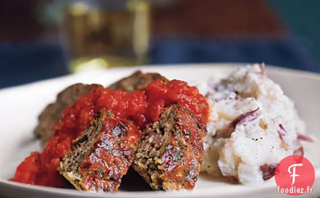 Pain de Viande de Dinde avec Purée de Pommes de Terre
