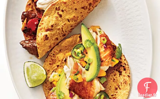 Steak et Tacos aux Légumes Carbonisés
