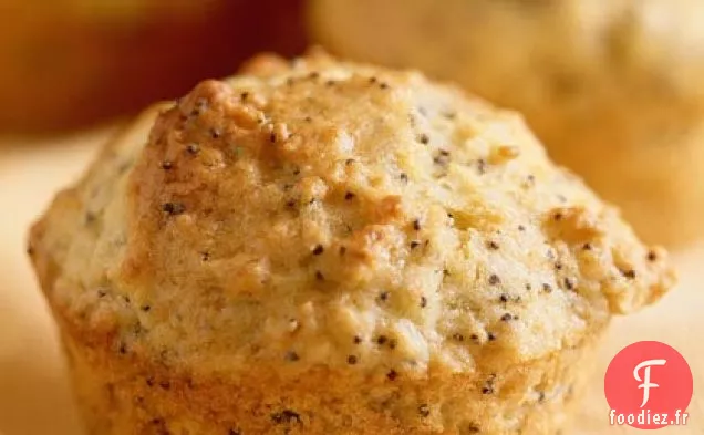 Muffins au Citron Et aux Graines de Pavot
