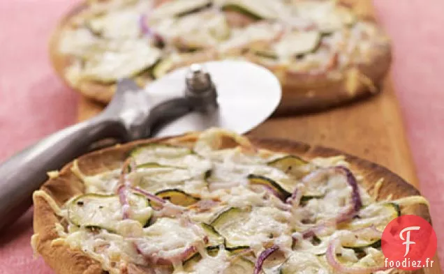 Mini Pizzas Blanches aux Légumes