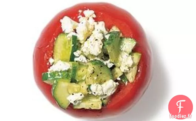 Tomates Farcies Aux Concombres Et Recette De Feta