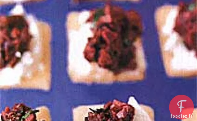 Craquelins au Fromage de Chèvre Tapenade