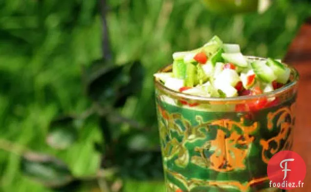 Salsa Au Concombre, Au Piment Et À La Menthe