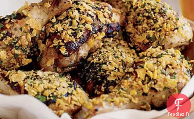 Poulet au Babeurre et Flocons de Maïs Croustillants