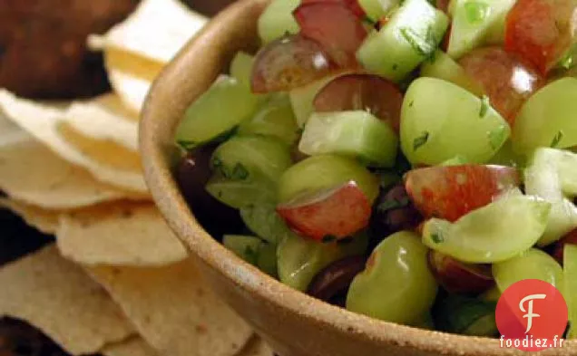Salsa au Raisin et au Concombre