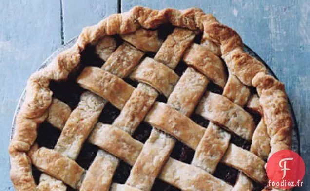 Tarte en Treillis à la Viande Hachée aux Poires et aux Canneberges