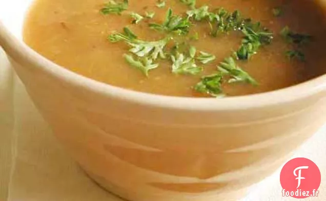 Soupe Crémeuse à l'Oignon Rôti