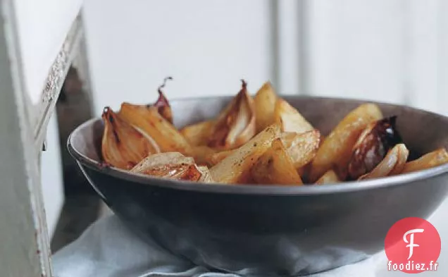 Pommes de Terre Rôties et Échalotes