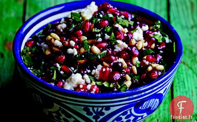 Salsa à la Grenade et Queso Fresco