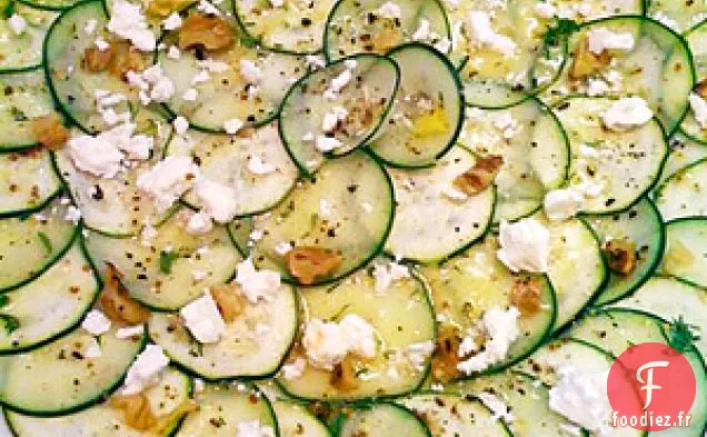 Carpaccio De Courgettes Et De Concombres