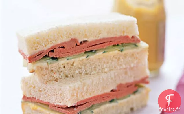 Sandwichs au Thé au Foie Gras