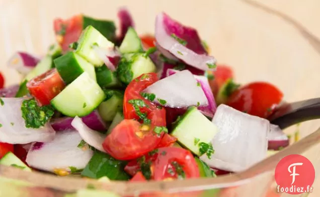 Salade de Tomates Et Concombres