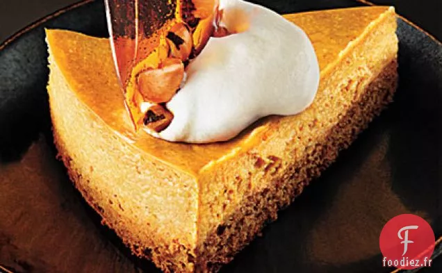 Gâteau au Fromage à la Citrouille et aux Noisettes