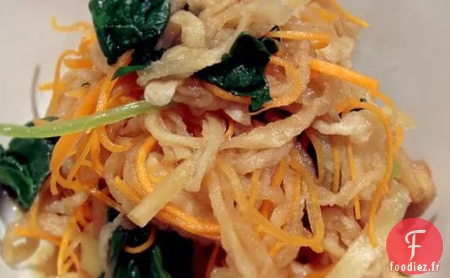 Salade De Concombre Et Radis Daikon Avec Hijiki