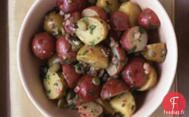 Salade De Pommes De Terre Aux Cornichons Et Câpres