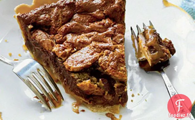Tarte Aux Pacanes au Chocolat et au Caramel