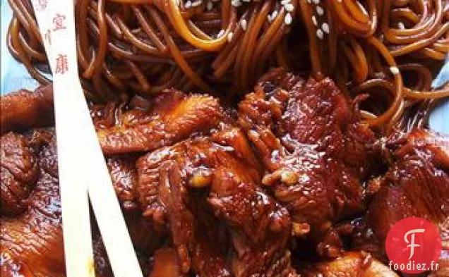 Poulet Funky Aux Nouilles Au Sésame