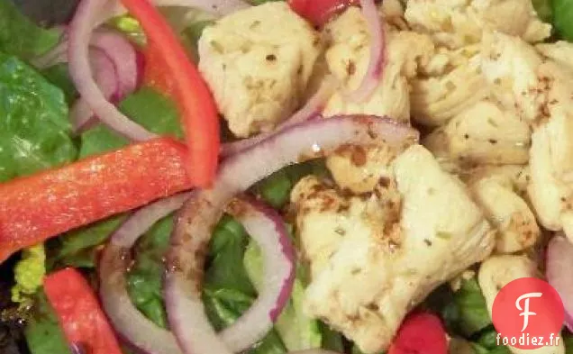 Salade d'Épinards au Poulet Tiède