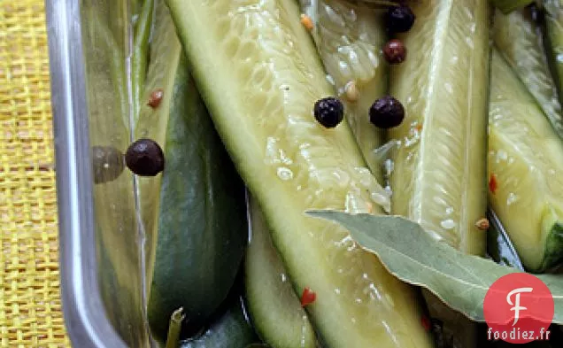 Cornichons à l'Aneth Casher