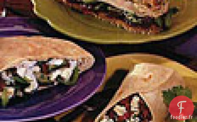 Sandwichs Pita à la Feta, au Concombre et aux Épinards