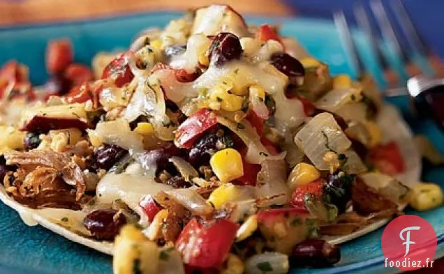 Tostadas de Longe de Porc Épicée Verte et Rouge