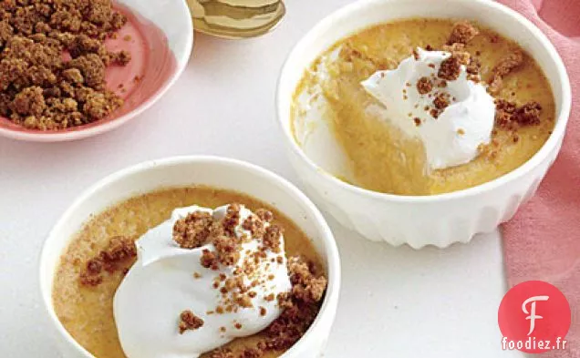 Crème Pâtissière au Potiron au Sucre et Crumble Graham