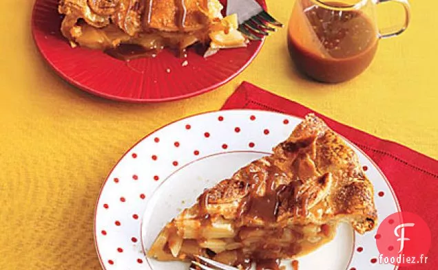 Tarte aux Pommes au Caramel