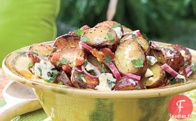 Salade de Pommes de Terre au Fromage Bleu Grillé et au Bacon de Big Daddy