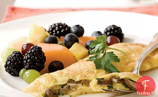 Omelette aux Champignons Sauvages