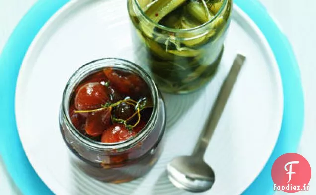 Cornichons à l'Aneth Maison
