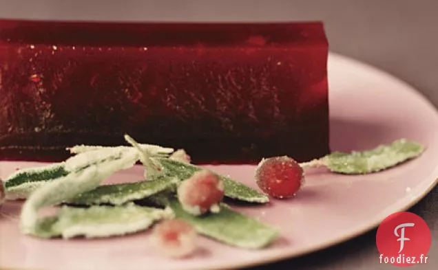 Gelée de Grappa aux Canneberges