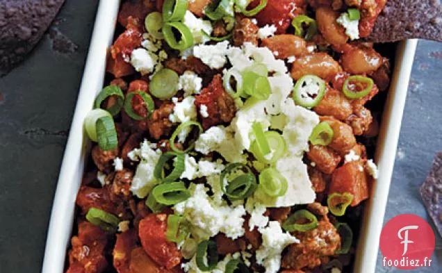 Trempette au Bœuf et aux haricots Tex-Mex