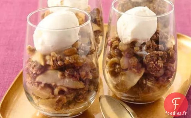 Croustillant Pomme-Rhum Raisin
