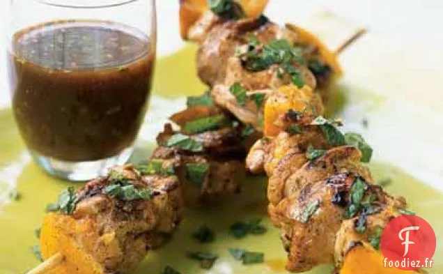 Brochettes de Poulet Grillées Méditerranéennes