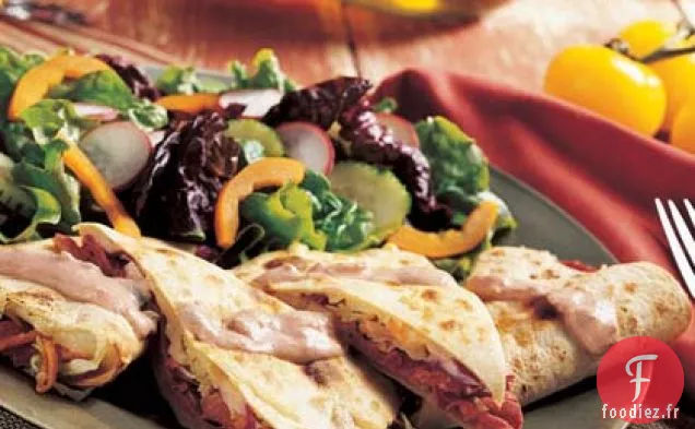 Quesadillas Reuben